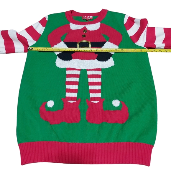 To Be Jolly Women's Christmas Sweater Size Medium EUC - Picture 4 of 7